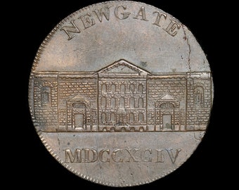ケント・ランバーハースト ハーフペニー銅貨コンドルトークン 1794