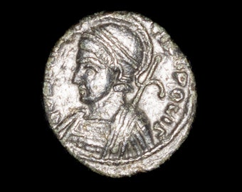 古代ローマの青銅貨、コンスタンティヌス1世の死後発行、クアドリガ