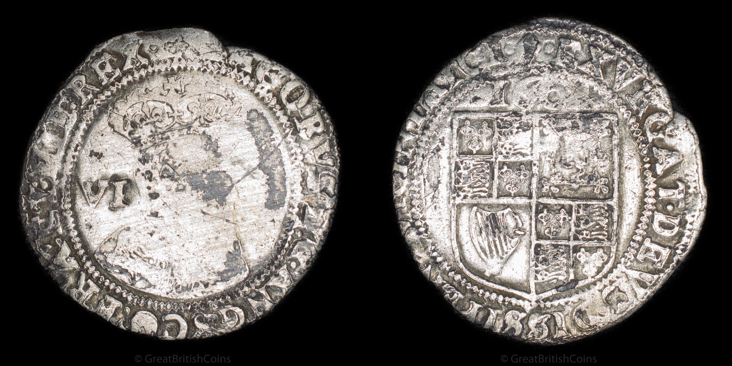 1604年 イギリス ジェームズ1世 銀貨 6ペンス - Etsy 日本