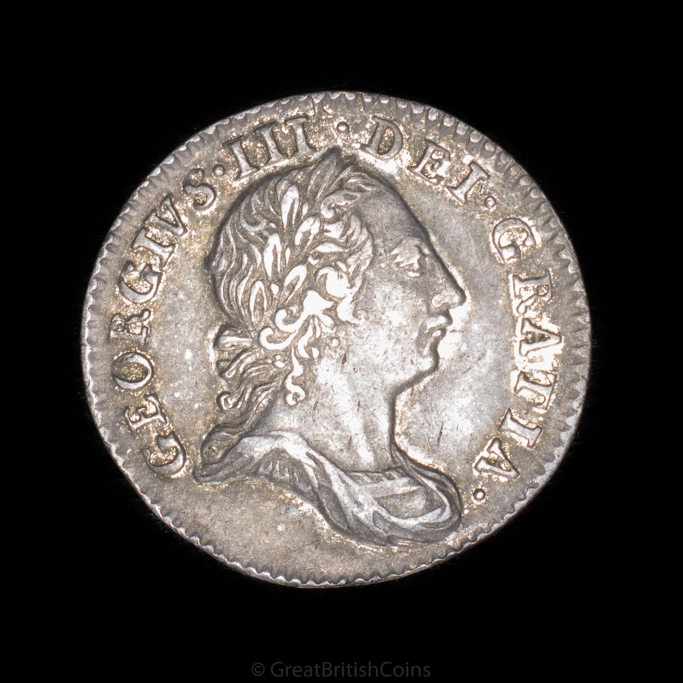 英国国王ジョージ3世の3ペンス銀貨 1762年 - Etsy 日本