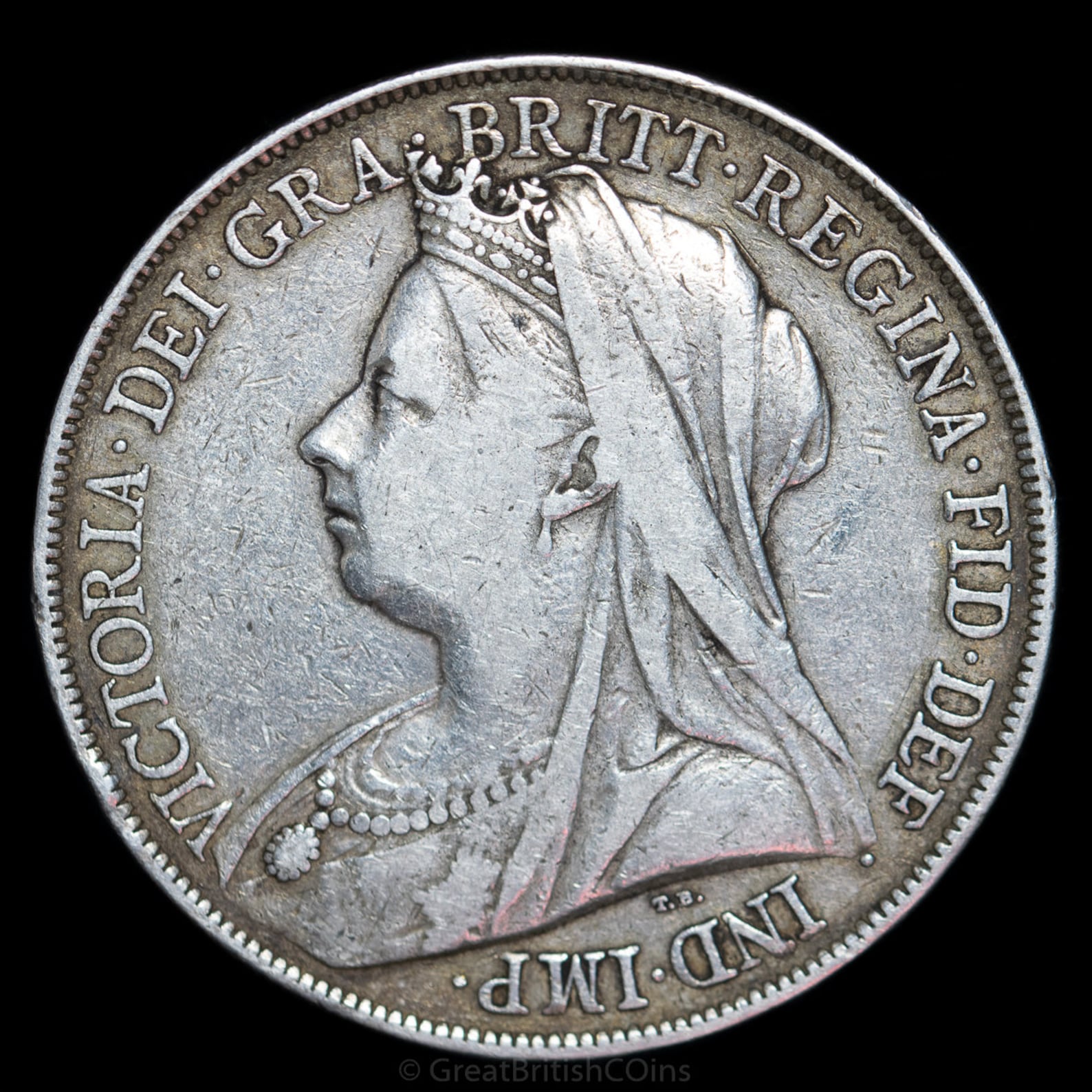 British Queen Victoria Silver Crown Coin 1899 Victorian Etsy