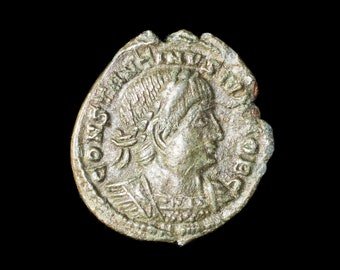 素敵な古代ローマのフォリスコイン コンスタンティヌス1世 306-337 AD