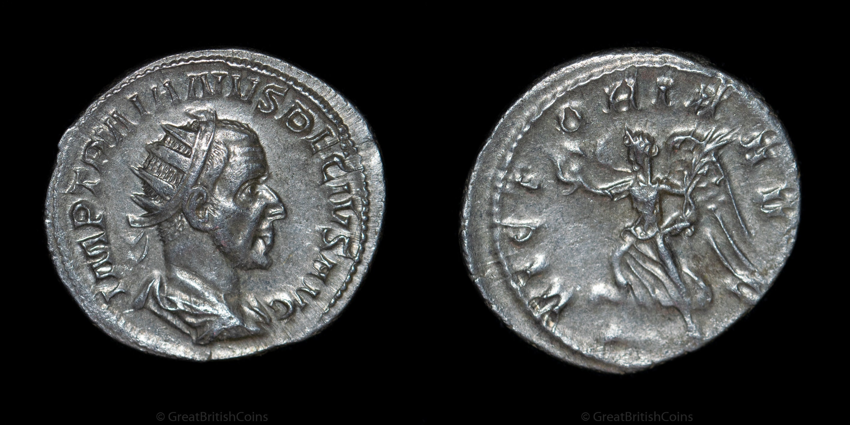 トラヤヌス デキウス アントニニアヌス銀貨 – 古代ローマのコイン