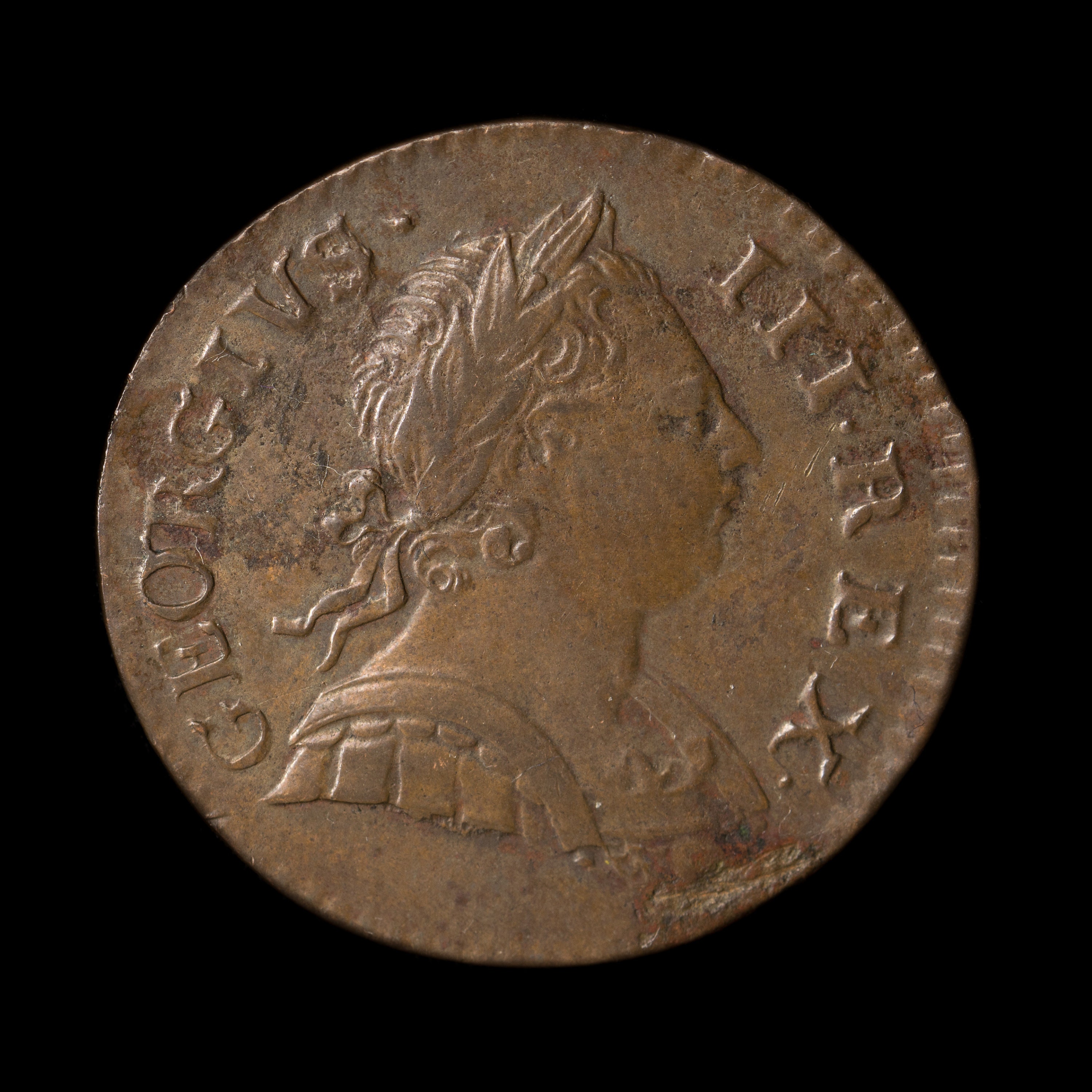 King III Copper Half Penny Coin 1773 British Coins Etsy