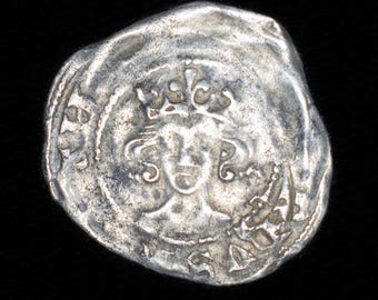 Edward III Vertragszeitraum Silber Penny Gehämmerte Mittelalter Münze, York Mint