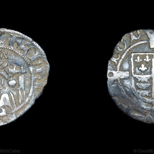 Henry VII 1485 - 1509 Tudor &#39;Sovereign&#39; Type Silver Penny Coin, British Coins