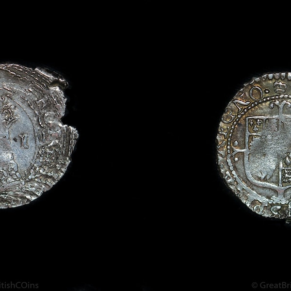 King Charles II Silver Hammered Penny Coin 1660 - 1662