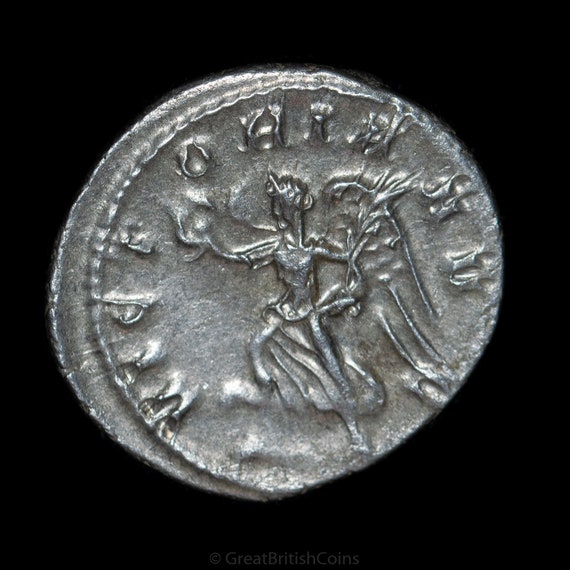 ローマ帝国 トラヤヌス デナリウス銀貨 古代 トラヤヌス デキウス アントニニアヌス銀貨 – 古代ローマのコイン