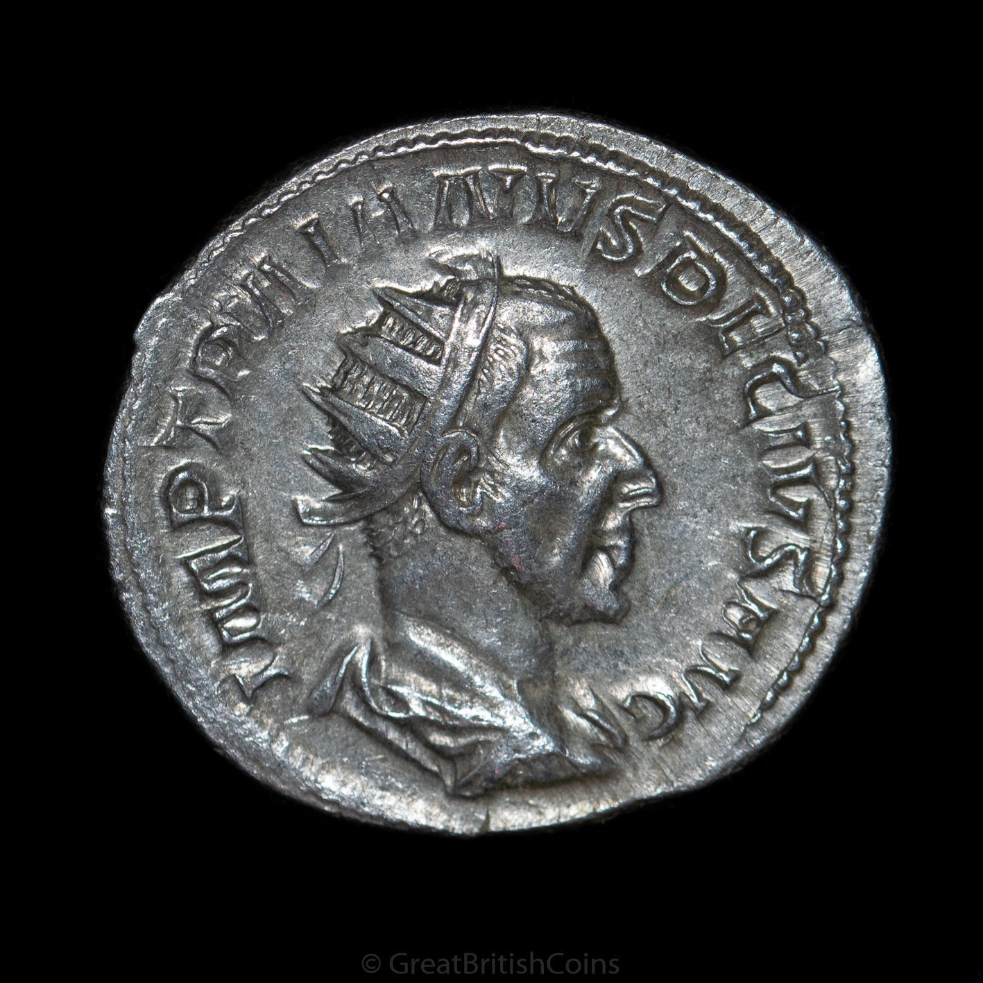 ローマ帝国 トラヤヌス デナリウス銀貨 古代 トラヤヌス デキウス アントニニアヌス銀貨 – 古代ローマのコイン