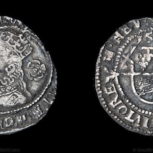 1578 Elizabeth I Silver Threepence Tudor Hammered Coin