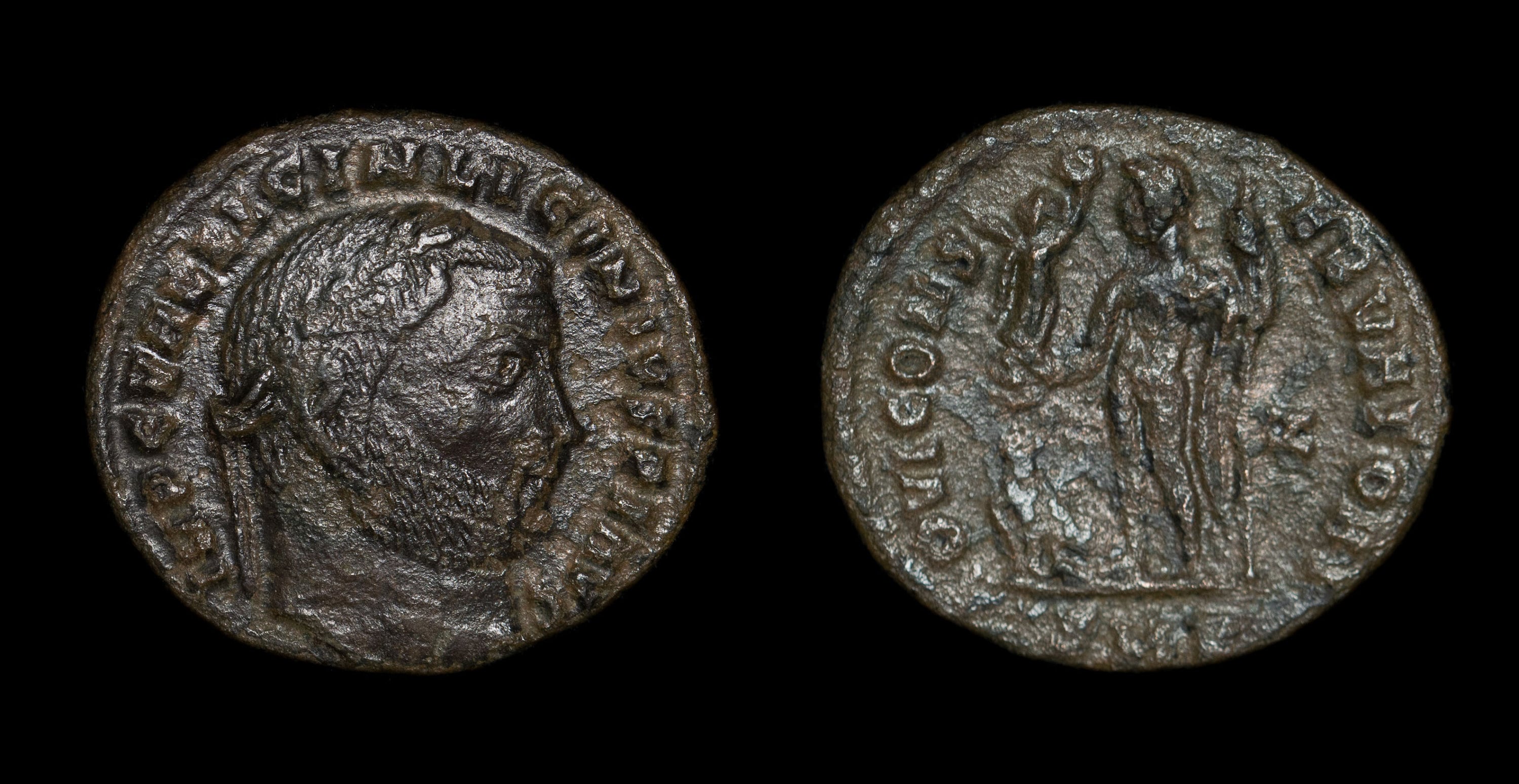 Bronze Roman Follis Coin of Licinius Minted 308324 AD , Ancient Coins