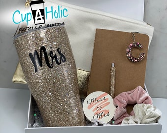 Bride Tumbler Box | Gift for the Bride | Bride Gift Box | Bride Gift Box Set | CupAHolic Cups
