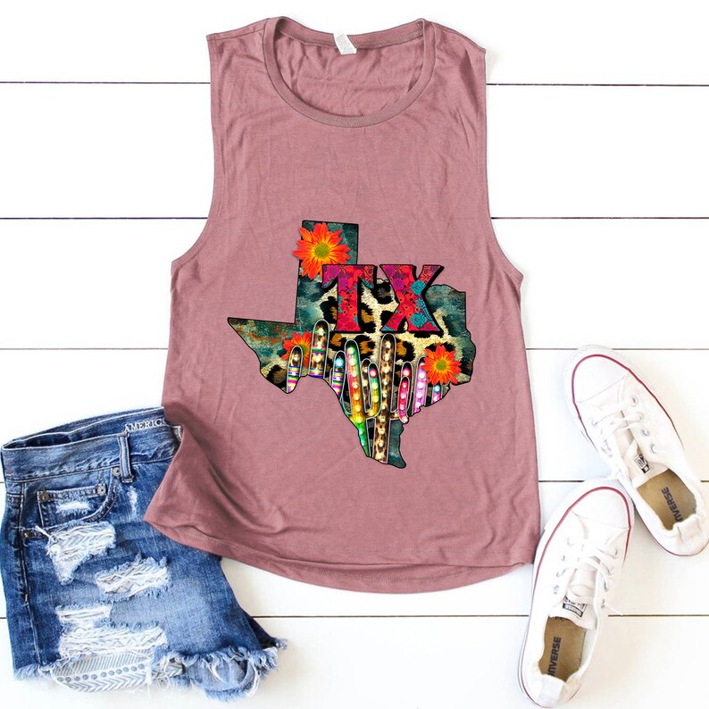 Texas Cheetah Rustic Sublimation Design Cactus Flower PNG - Etsy