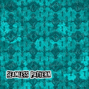 SEAMLESS pattern teal aztec tribal design Western digital fabric design Geometric printable paper download