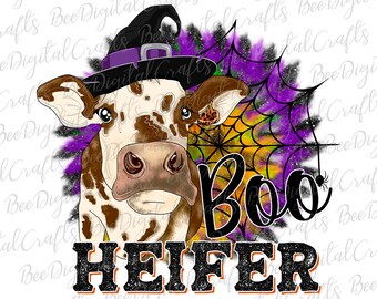 Boo diseño de sublimación de vaquillas Halloween tie dye PNG descargar Transferencia imprimible dibujada a mano