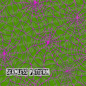 SEAMLESS Halloween spiderweb digital fabric design Spooky printable PNG paper download