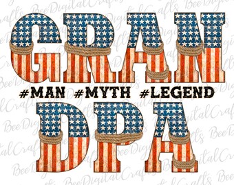 Man Myth Legend | Etsy