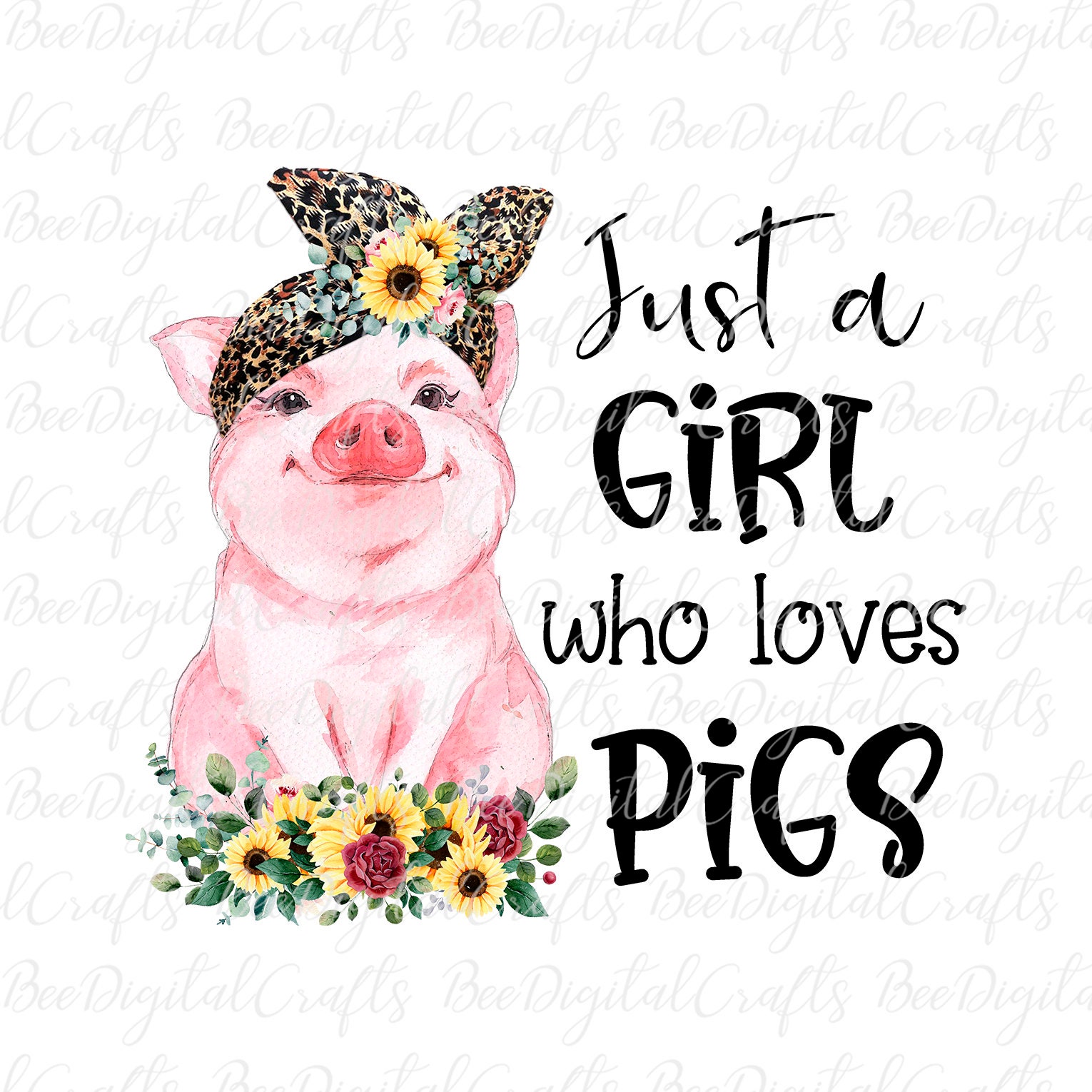 Just A Girl Who Love Pig And Sunflower Shirt Just A Girl Who Love Pig And Sunflower Shirt