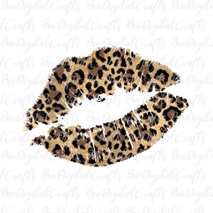 Leopard Lippen PNG herunterladen Cheetah Sublimation Grafiken