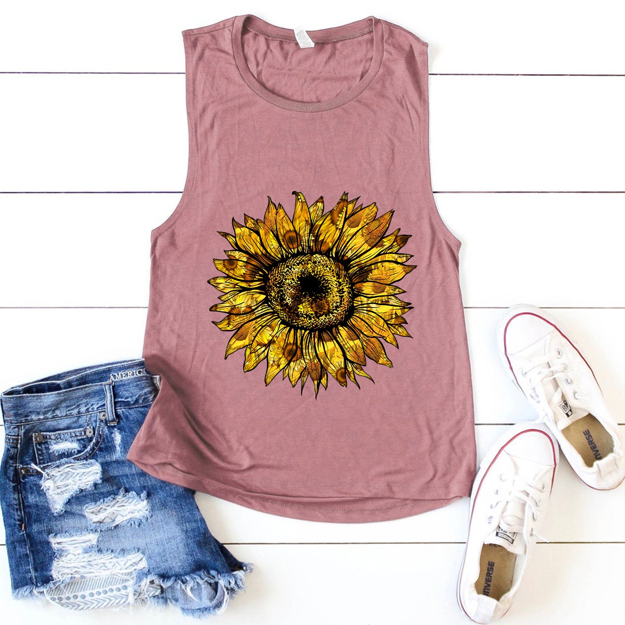 Sunflower PNG Download Rustic Flower Sublimation Design - Etsy