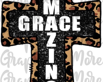Amazing Grace Cross Etsy