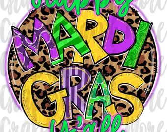 Download Happy Mardi Gras Etsy
