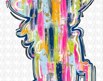 Brushed Man PNG | Hand Drawn | Sublimation Design