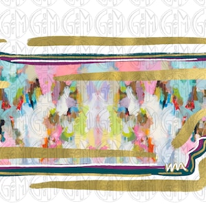 Aquarel Tennessee PNG | TN | Handgetekend | Sublimatie ontwerp