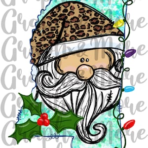 Santa Mississippi PNG | MS | Hand Drawn | Sublimation Design
