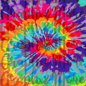 Tie Dye Digital Paper PNG | 12x12 | Hand Drawn | Sublimation Design