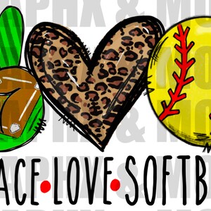 Free Free 212 Peace Love Softball Svg Free SVG PNG EPS DXF File