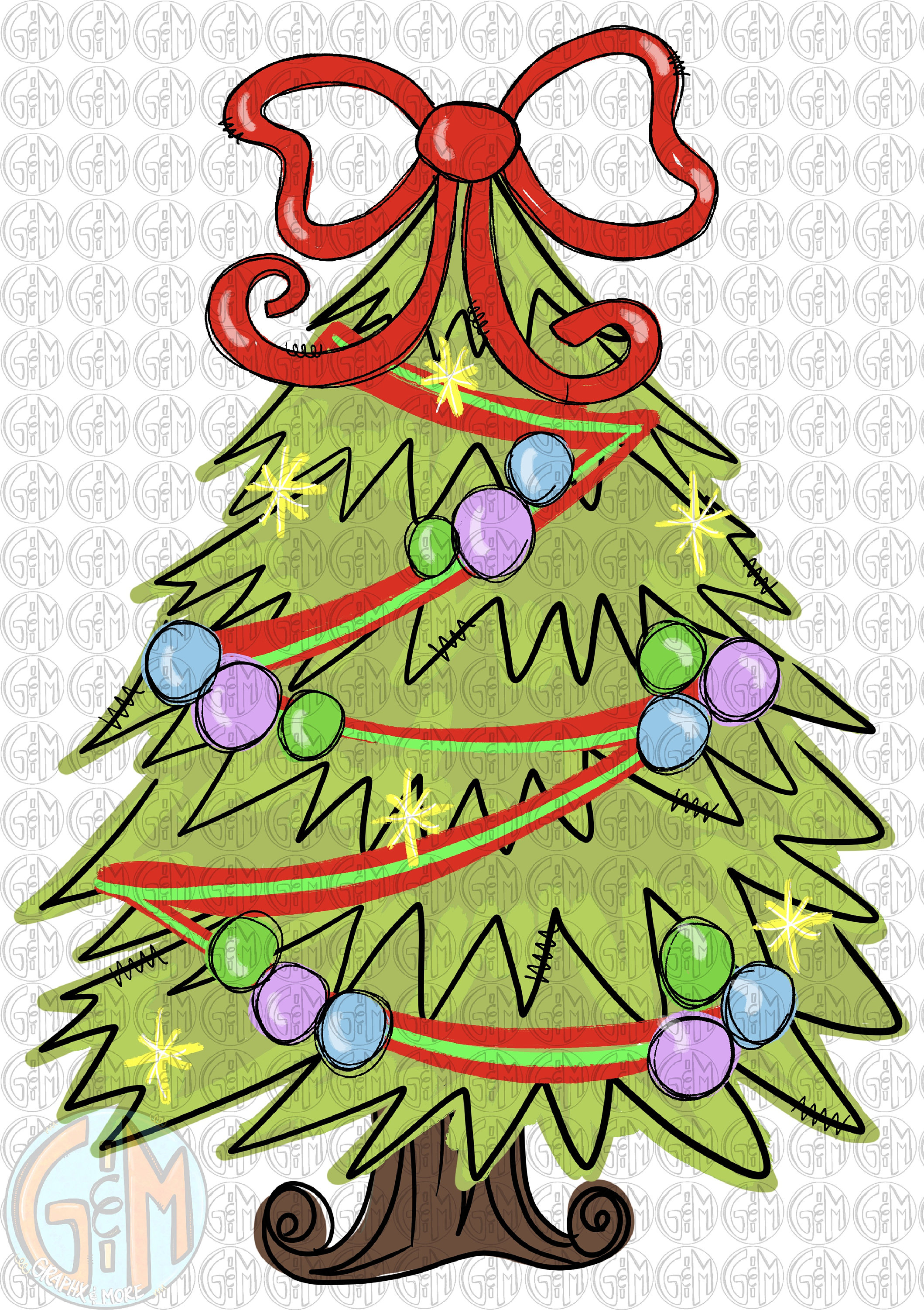Animated Christmas Trees Clipart