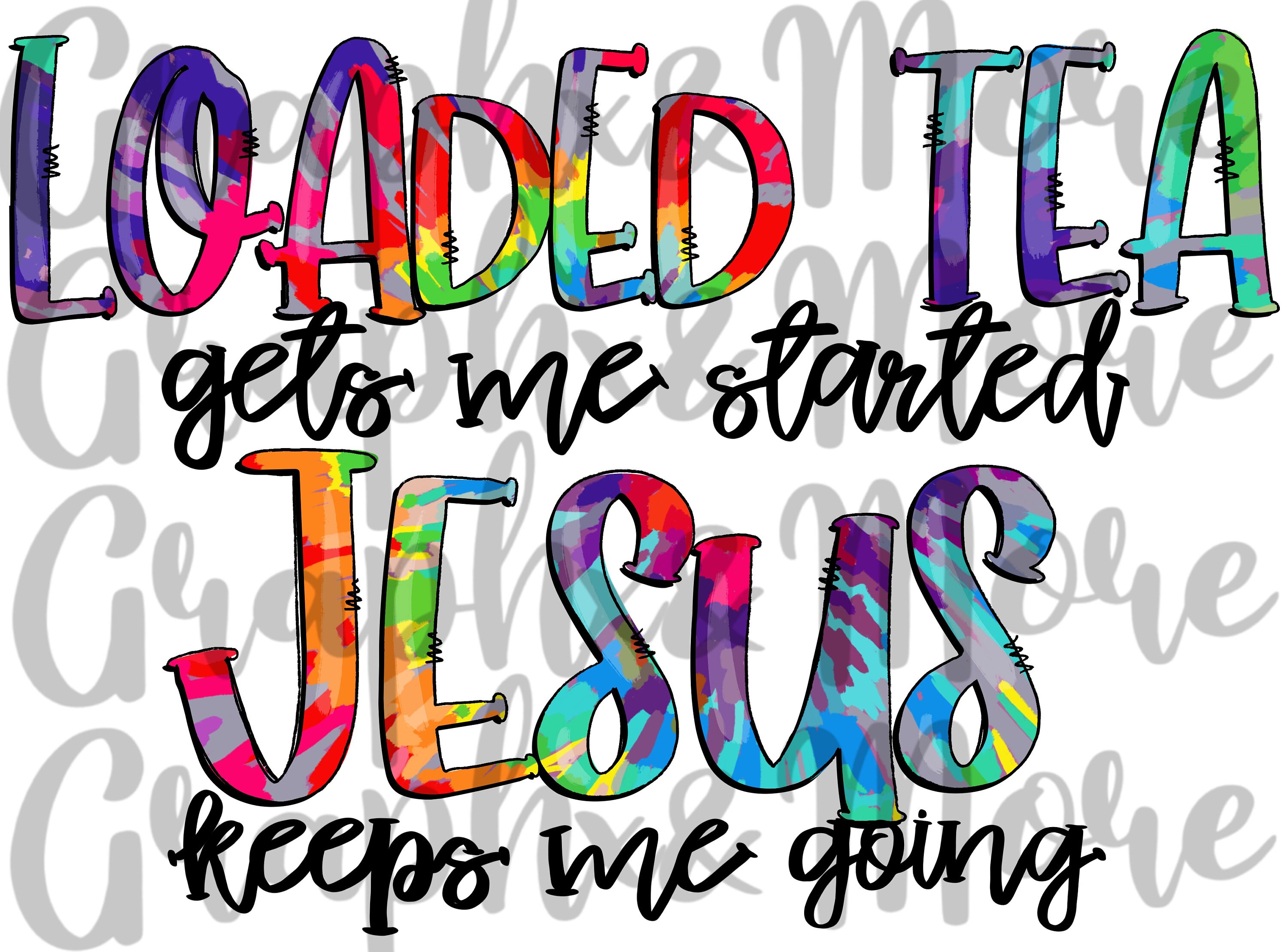 When I call on Jesus all things are possible tie dye PNG Sublimation Printable Instant Download