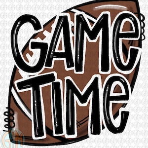 Spielzeit Fußball PNG | Handgezeichnet | Sublimation Design