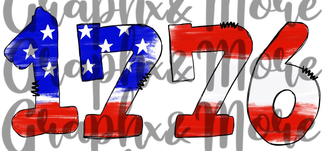 1776 PNG | Hand Drawn | Sublimation Design - Etsy