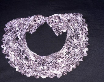 Mauve Cotton Collar 44 cm