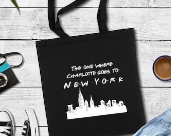 Personalise me! The One Where NAME goes to New York custom print personalised Tote bag / shopper