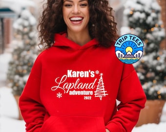 Personalise me! Childrens and Adults  Lapland adventure® hoodie / various colour options available
