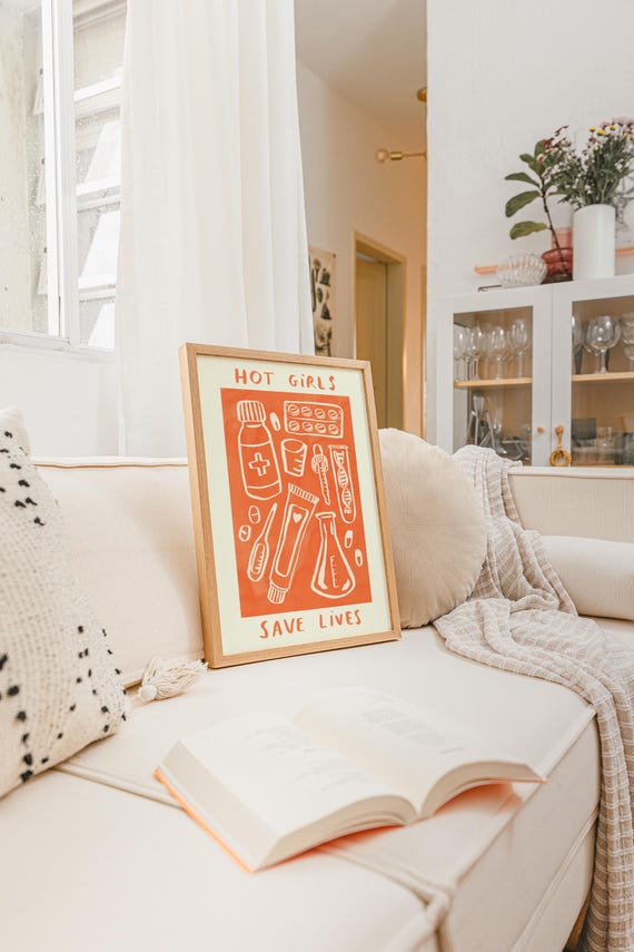 PHAMTE Healing Is Not Linear Mental Health Wall Art - Stampa Su