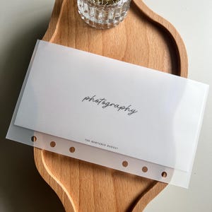Custom Matte Vellum Personal Cash Envelopes