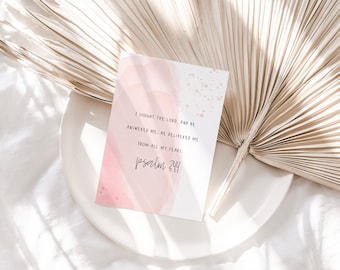 Scripture Cards Pack (Set of 10) | Fight Anxiety & Fear | Find Hope | Digital Download | Printable