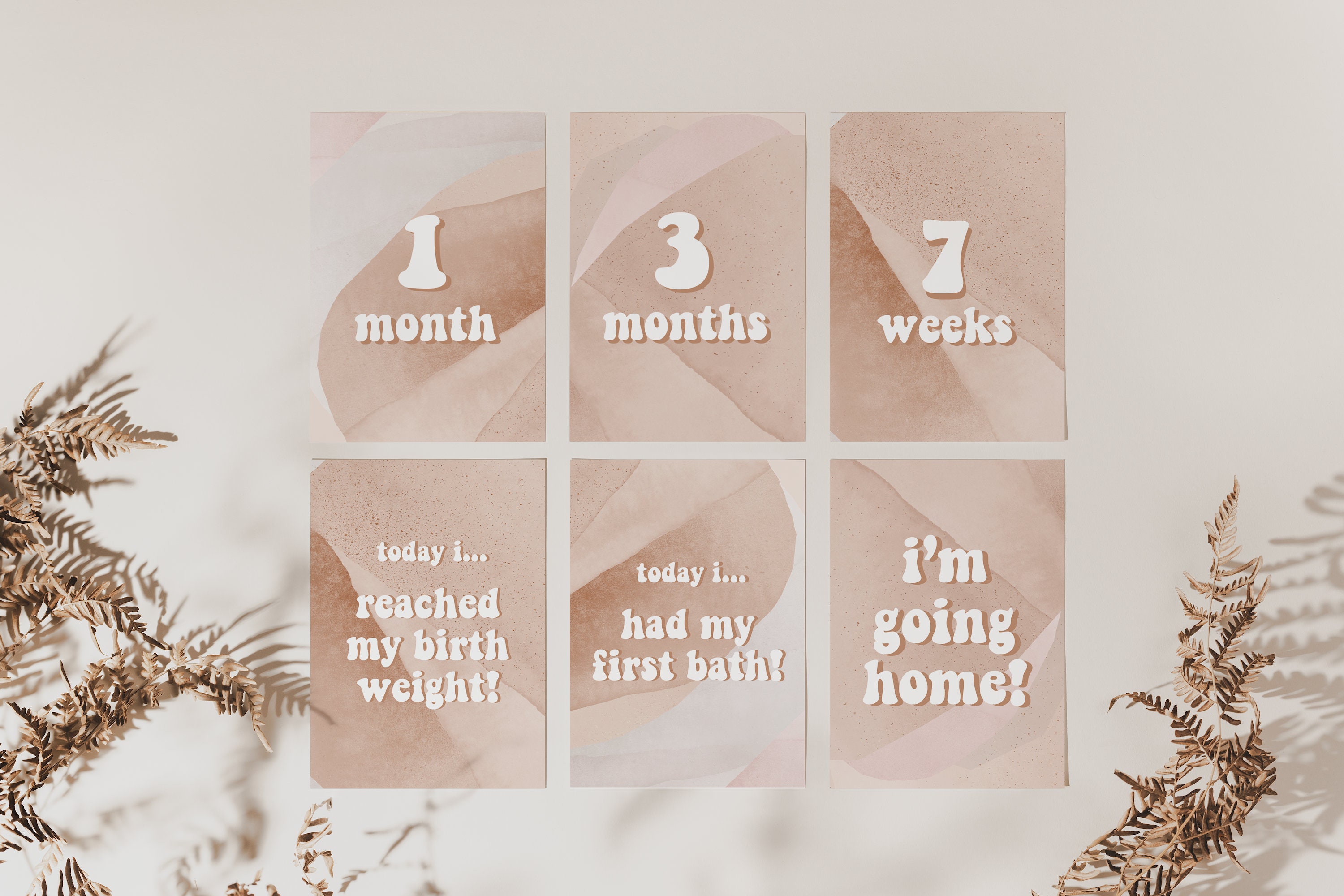 NICU Milestone Cards (set of 39) Printable for NICU Babies, Preemie ...