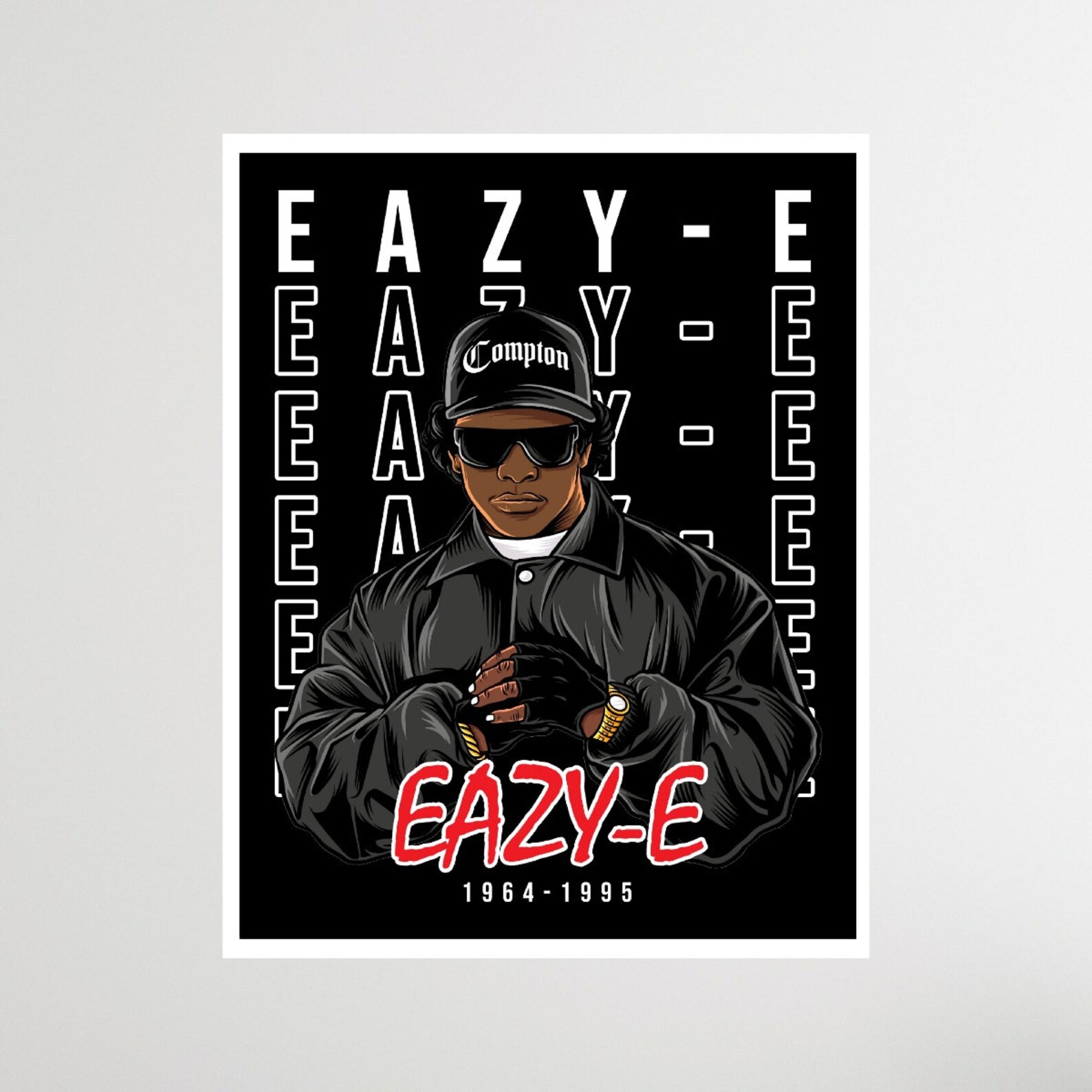 Eazy e svg png jpg gangsta 90s rap nwa ice cube printable | Etsy