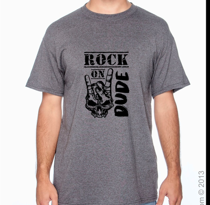 Rock On Dude SVG Design