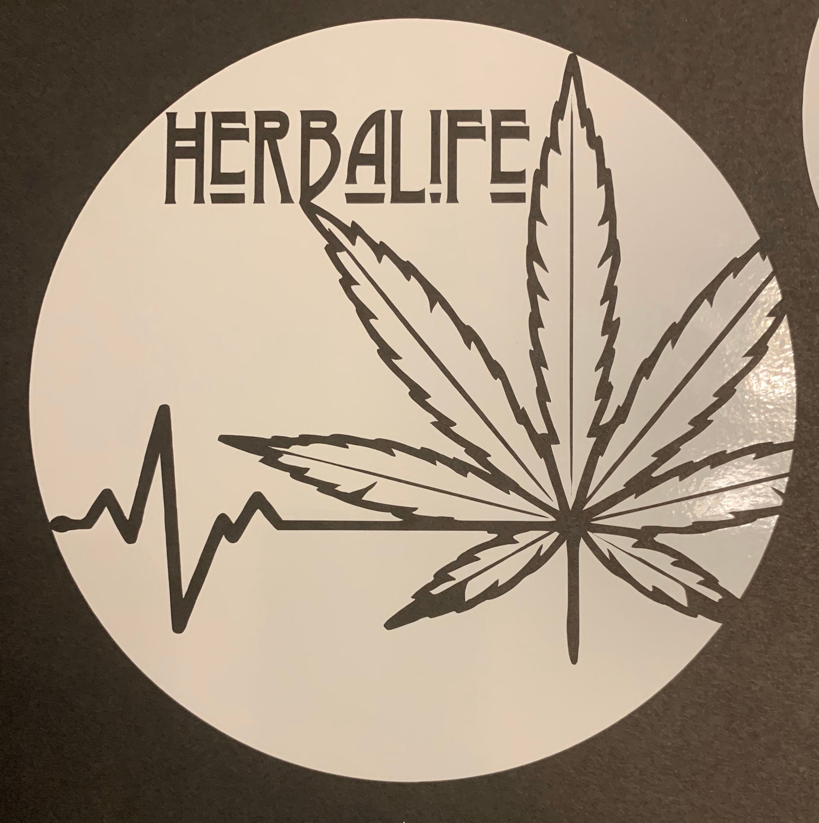 Vinyl Decal Herbalife Weed Etsy