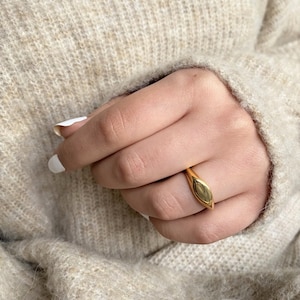 Mini Shelby Signet Ring | Hypoallergenic | Unisex Ring | Peaky Blinders | Signet Ring | Old Money Fashion | Autumn Fall Fashion | Christmas