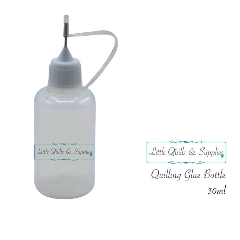 Quilling Glue Dropper Bottles Label 20ML 2x Bottles Etsy
