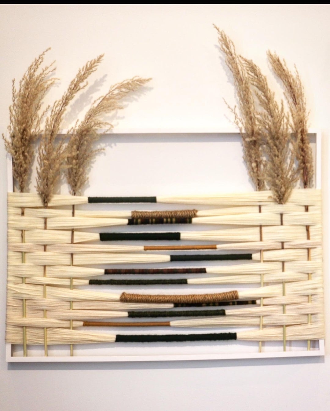 Weaving With Pampas Grass Etsy
