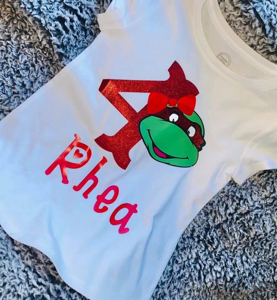 Custom Ninja Turtle Birthday Shirt - Etsy