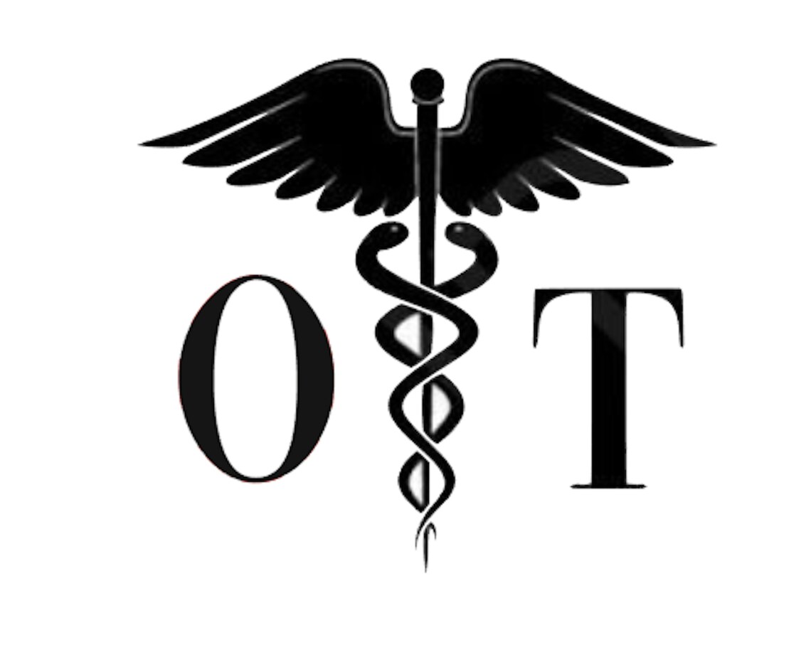 OT Symbol Occupational Therapy Caduceus OT school OT gift Etsy
